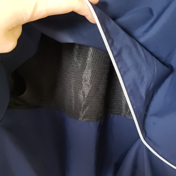 Vintage 90,s Retro Blue GAME SPORTSWEAR Full Zip Windbreaker Jacket Size XL - Picture 9 of 13